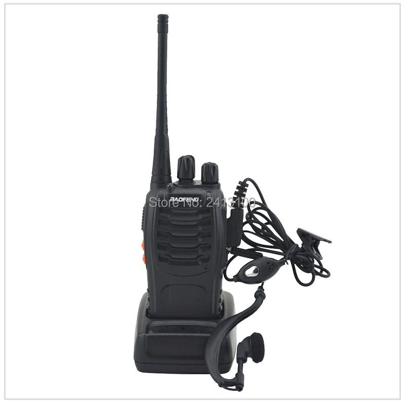 Парная посылка 2 шт./лот Baofeng Walkie Talkie двухстороннее радио BF-888S UHF 400-470MHz 16CH Портативное двухстороннее радио с наушником