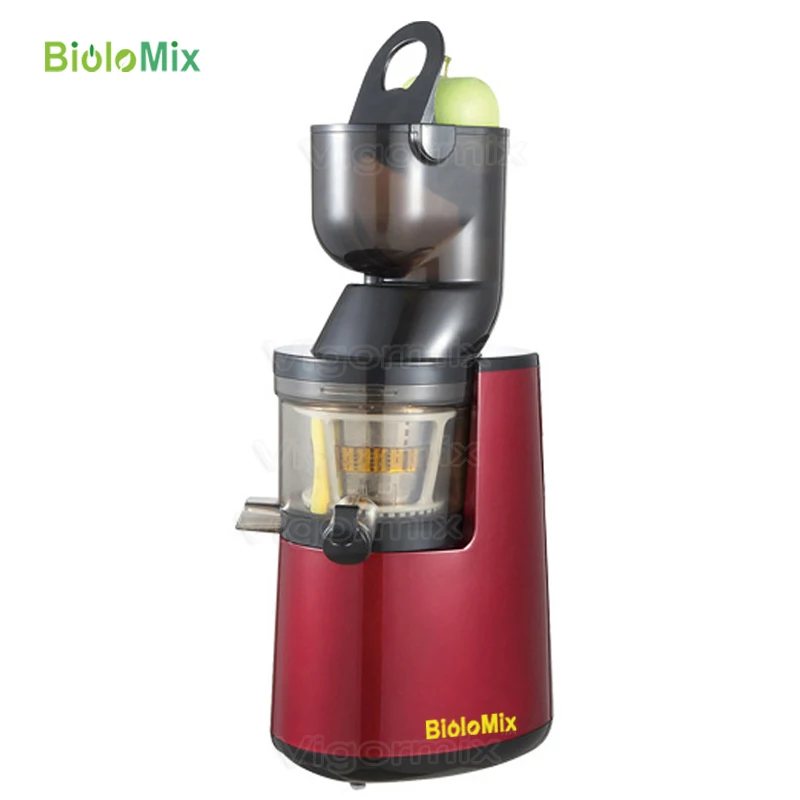 

200W 40RPM Stainless Steel Masticating Slow Auger Juicer Fruit and Vegetable Juice Extractor Compact Cold Press Juicer Machine