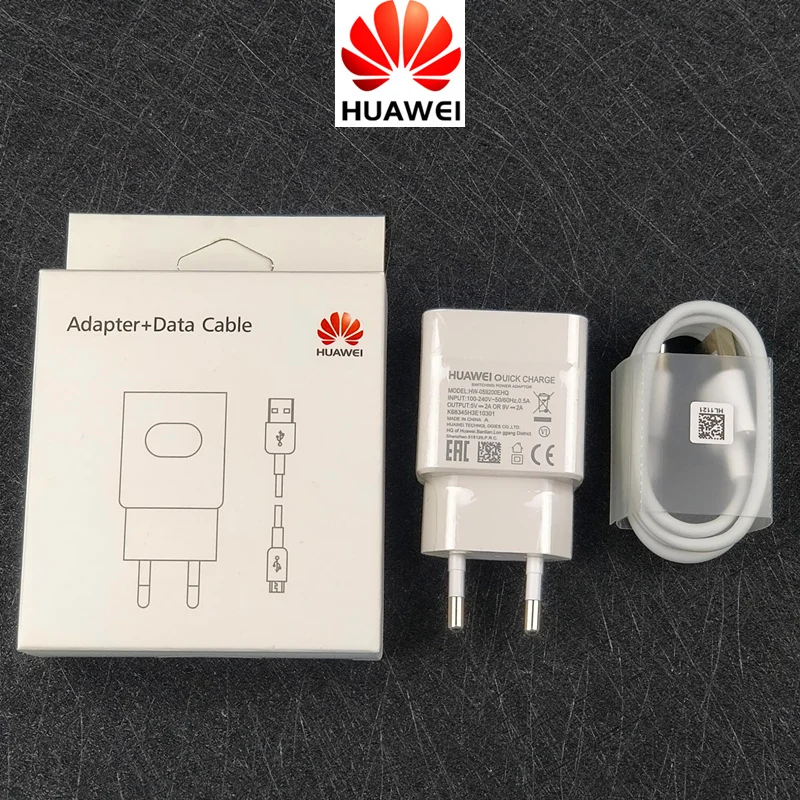 Connecter Huawei P20 Lite Sur Tv Chargeur Original Huawei p20 lite QC 2.0 adaptateur de Charge rapide