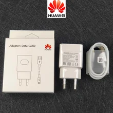 Original Huawei p20 lite charger QC 2.0 Quick Fast Charge Adapter &Usb Cable For P10 P9 P8 Lite Honor 9 8 Mate 10 nova 4 2i 3 3i
