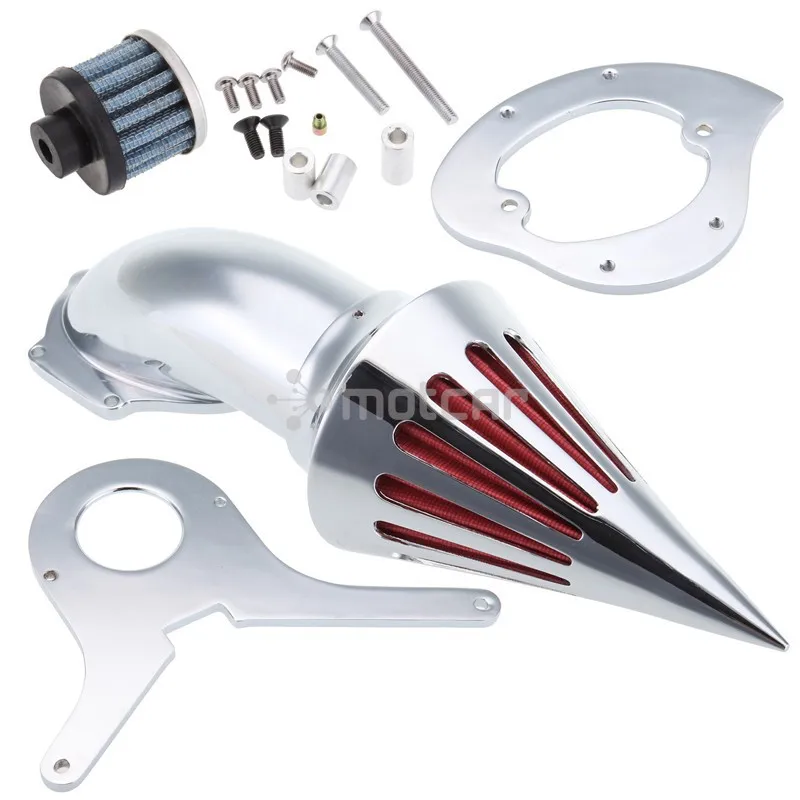 High Quality Billet Aluminum Motorcycle Chrome Metal Cone Spike Air