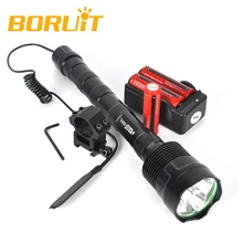 6000Lm Powerful XML 3xT6 LED Tactical Flashlight 18650 Lantern 5 Modes Hunting Torch Battery Charger Remote