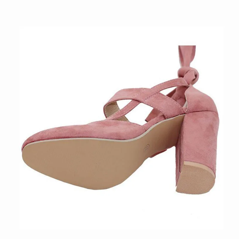 RIZABINA Women Sandals 2019 Summer Ankle Strap Shoes Women Sexy High Heels Sandals Women Casual Gladiator Sandal Size 35-43