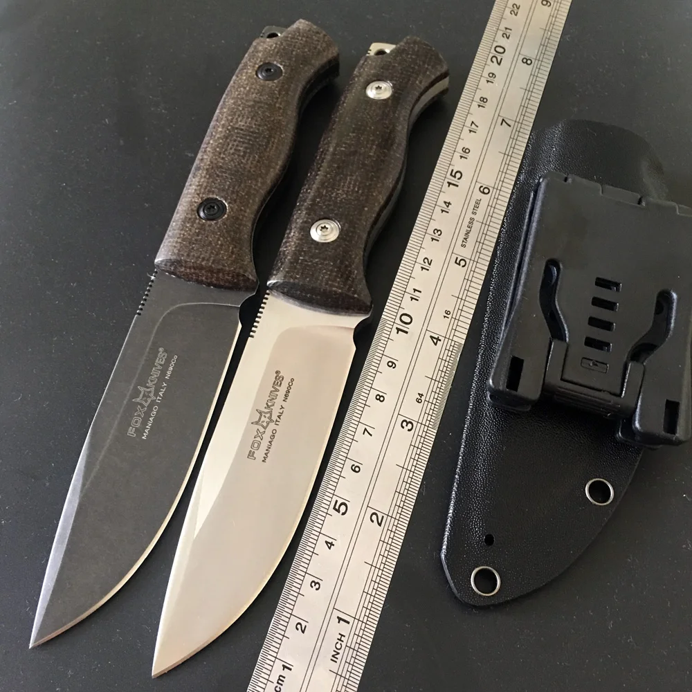 J&J ADG D2 steel Tactical Fixed blade Knife Hunting knife Common Flax