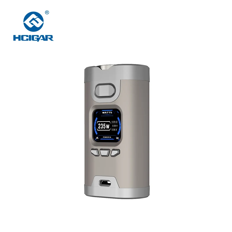 Hcigar Wildwolf 235W Vape Mods питание от Dual 18650 Towis XT235 чип TFT экран испаритель электронная