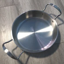 Best продать стиль диаметр: 22 см непокрытие нержавеющая сталь сковорода Жаровни и сковороды гриль(00304