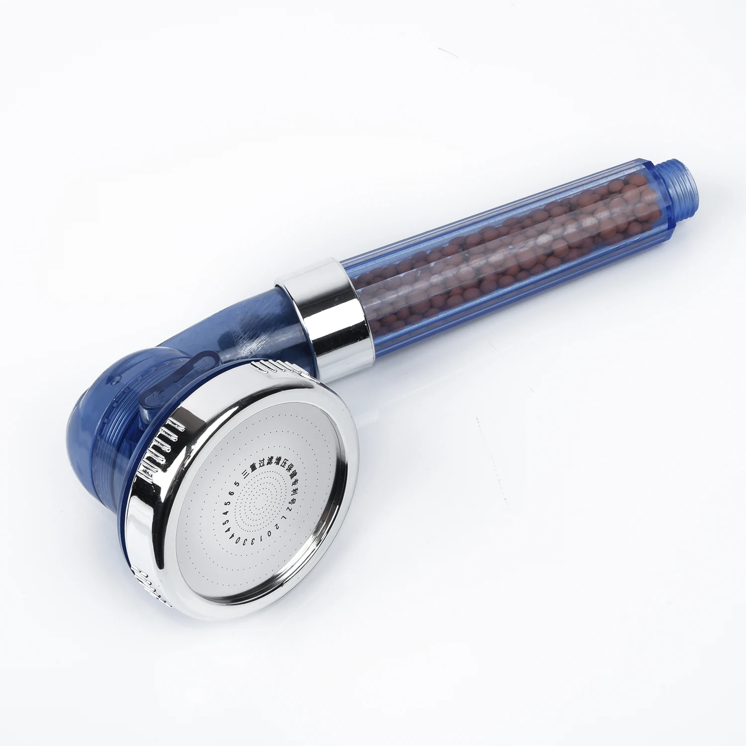 Hand Shower Head High Pressure Boosting Water Saving Filter Balls Beads Purifier