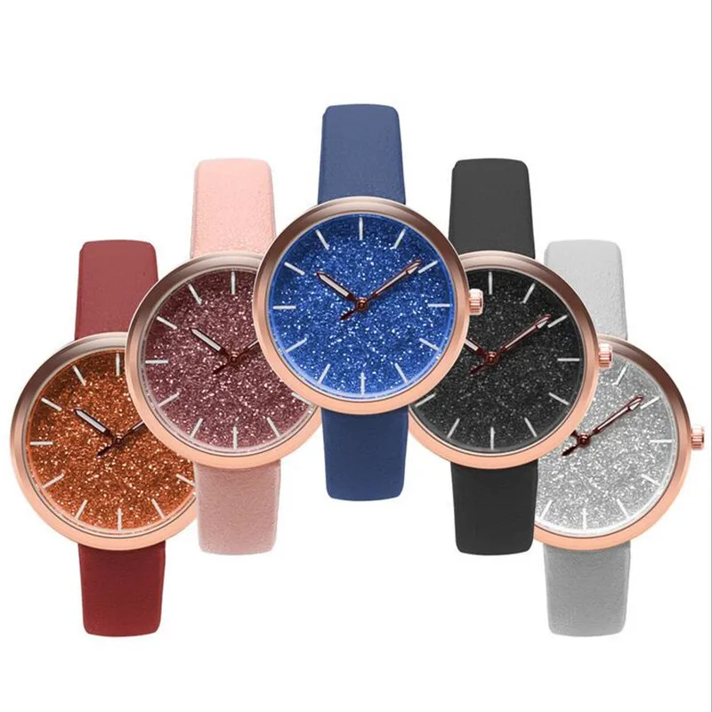 

Women's casual student models female 2018 new wild jelly watch women's watch