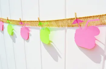 

Luau kiki decor burlap banner girls birthday tropical party garland decor rustic wedding photo booth