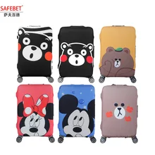 

SAFEBET Brand Stretch Fabric Travel Necessity Luggage Protective Cover Apply to 19''-32'' Suitcase Protect Dust Bag Cover