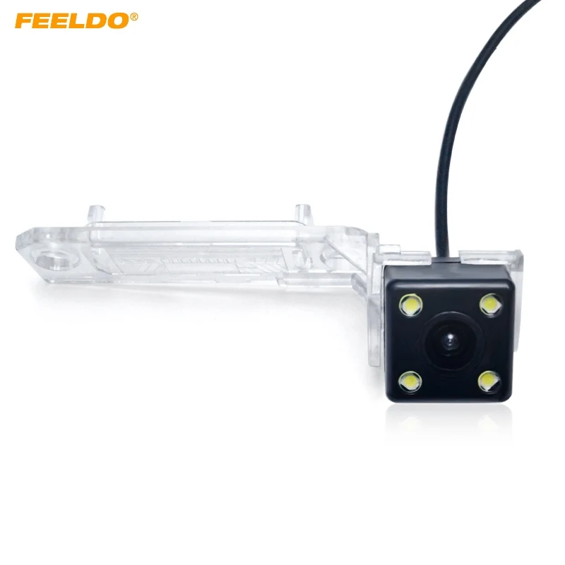 

FEELDO 1Set Car Parking Rear View Camera With LED Light For VW Touran/Caddy/Jetta/Sagitar/Golf/PASSAT B5/B6 #AM4689