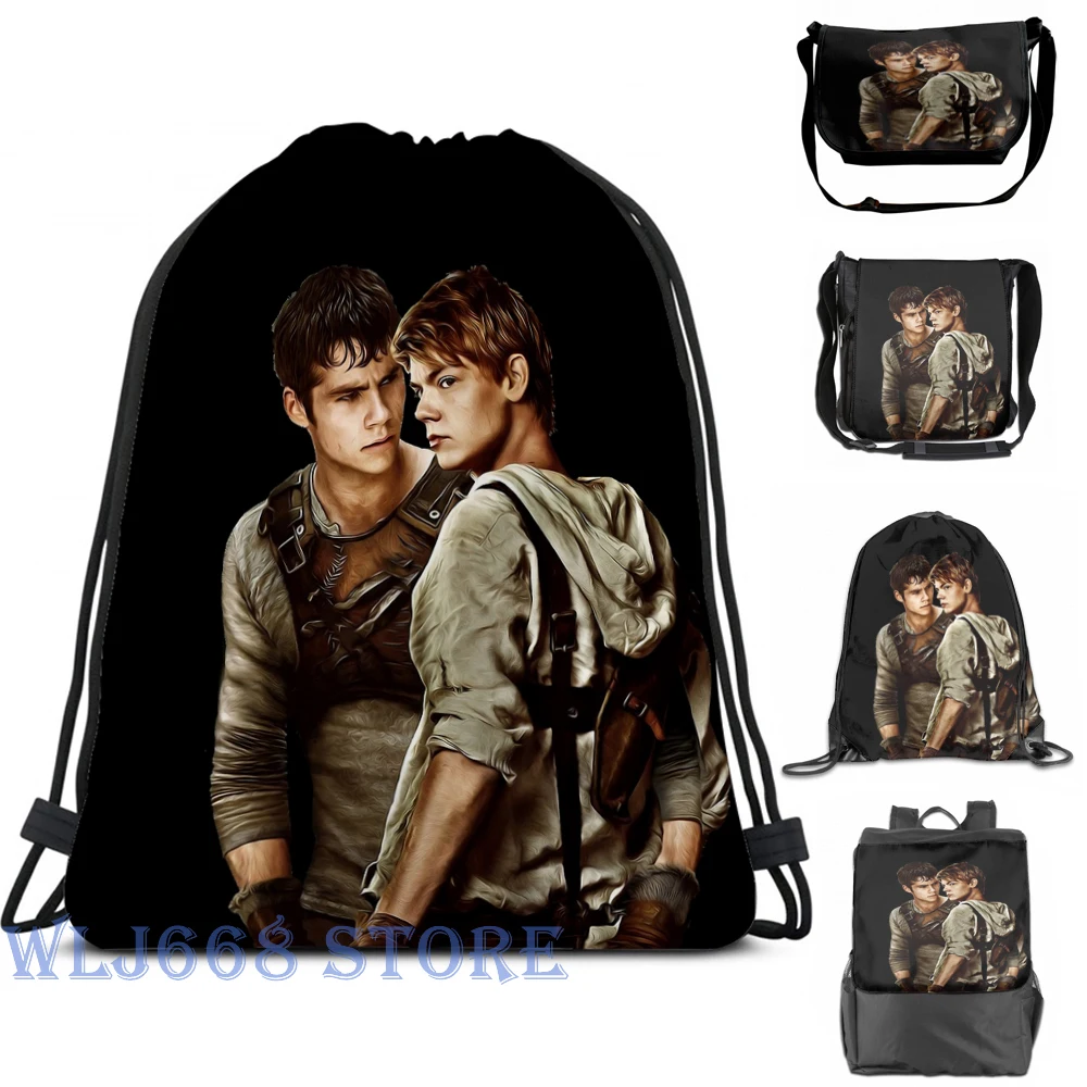 

Funny graphic print shoulder Bags women Newt X Thomas - Maze Runner Aquarell Design Single shoulder backpack travel men