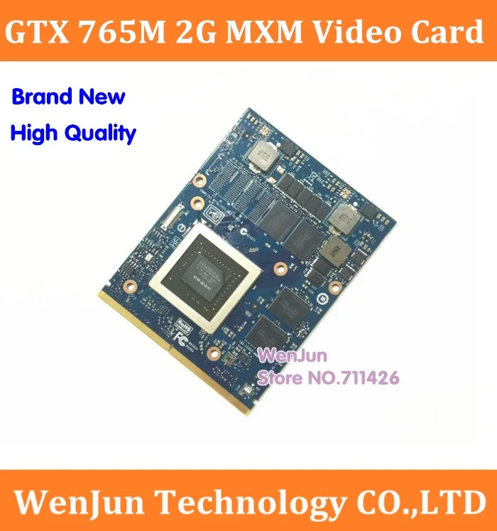 Новинка для Dell Alienware M18X M17X R3 R4 R5 R6 M15X Ноутбук nVidia GTX 765M MXM Sli 2 ГБ GDDR5 видеокарта N14E-GE-B-A1