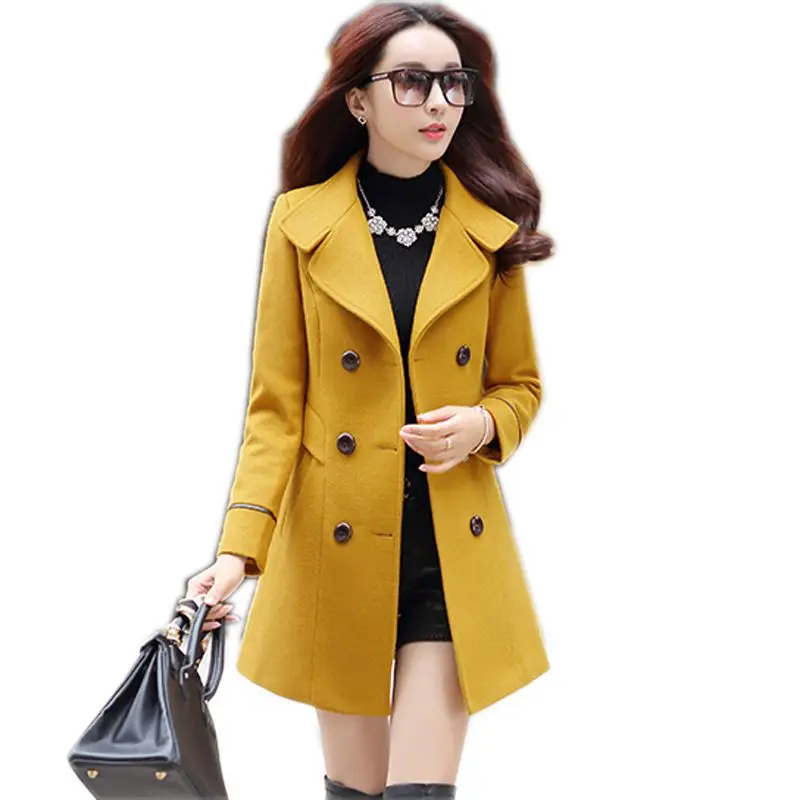 2018 women winter jacket long women coat navy blue long sleeve jacket