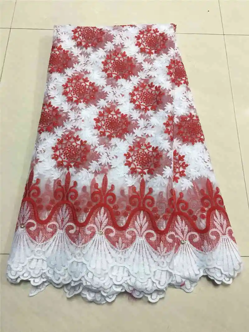 Стоимость продаж 30 шт. высокое качество последние африканские Frence чистая кружево с камни ткань для нигерийские Свадебные платья NX8y6t - Цвет: As Picture8