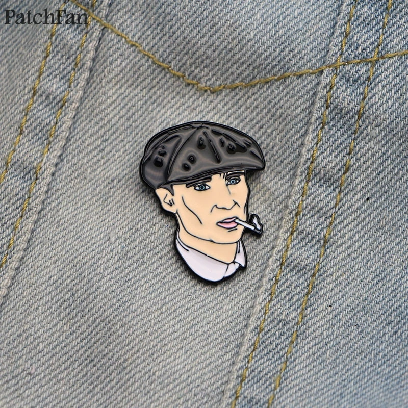 A0662 Patchfan Peaky Blinders tv металлические цинковые значки, значки для гордыни, для рюкзака, рубашки, одежды, сумки, броши для рукоделия, медаль для рюкзака