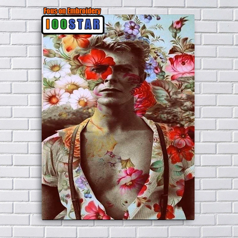 3D Diamond Painting David Bowie Kit Embroidery Mosaic Rhinestone Beadwork Decors 3D Diamond Painting David Bowie Kit Embroidery Mosaic Rhinestone Beadwork Decors