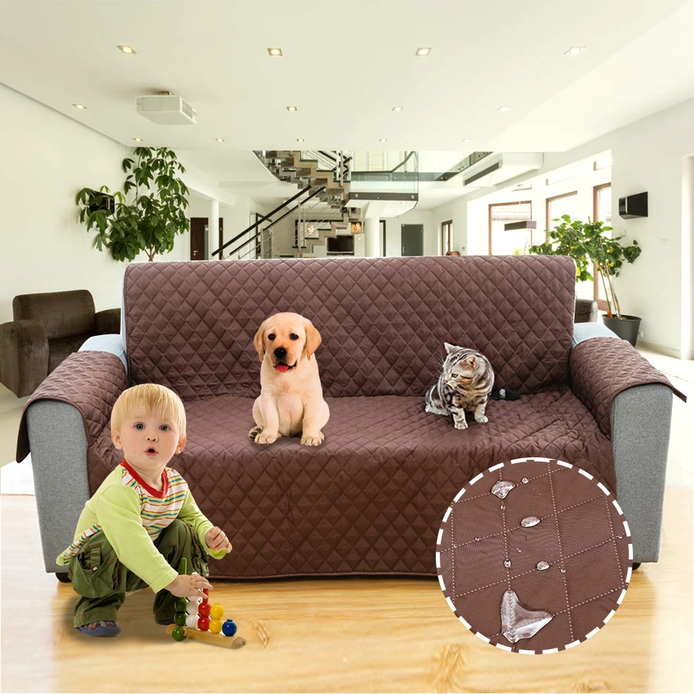 

Non-slip Anti-bite Water Resistant Sofa Cover Sofa Cushion Protection Cover Chair Removable Towel Armrest Couch Mats Pet