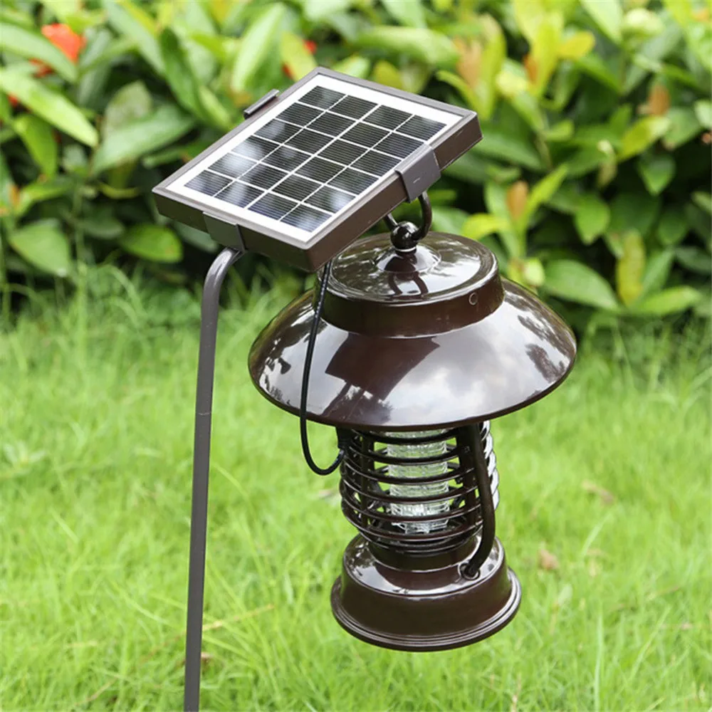 Solar or USB powered High Effect Mosquito Insect Killer Lamp UV Mosquito Repellent Light Outdoor Insect Pest Bug Zapper Killer цена Solar or USB powered High Effect Mosquito Insect Killer Lamp UV Mosquito Repellent Light Outdoor Insect Pest Bug Zapper Killer цены онлайн