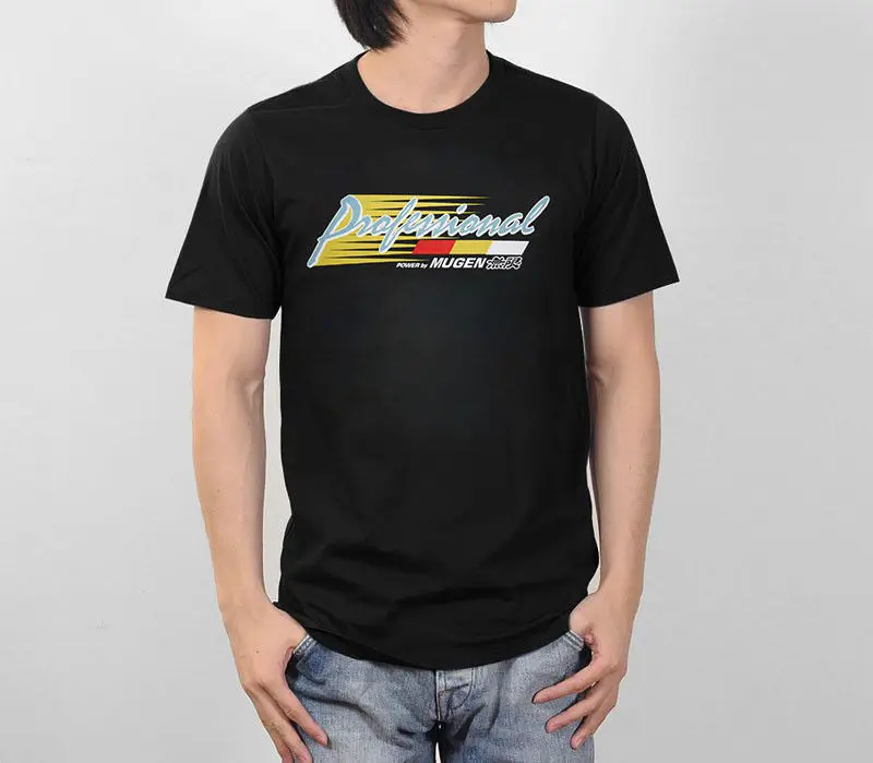 Mugen Professional King MotorSportser футболка с графическим принтом хлопковая модная бесплатная