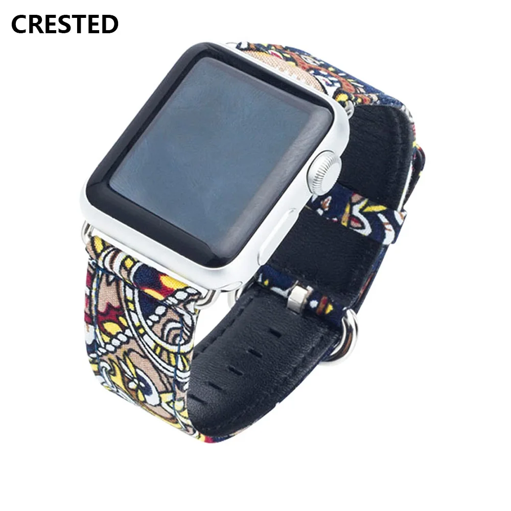 

Canvas strap for Apple Watch Band strap iwatch 4 band 42mm 44mm 38mm 40mm bracelet colck watch accessories apple watch 4 3 2 1