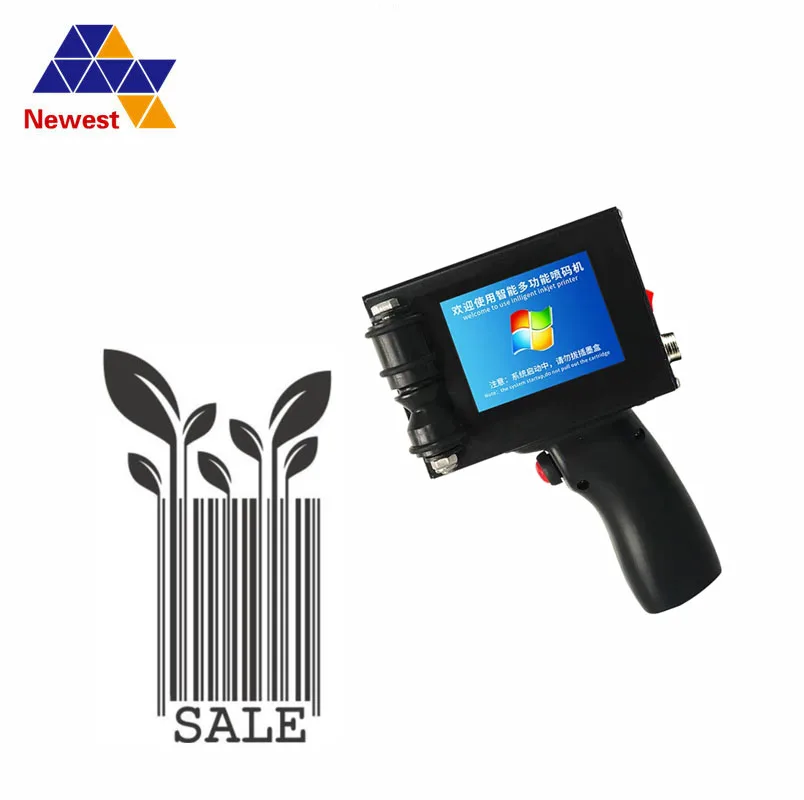 

hand jet printer expiry date printing/barcode scanner printer/inkjet printer/handheld coding machine