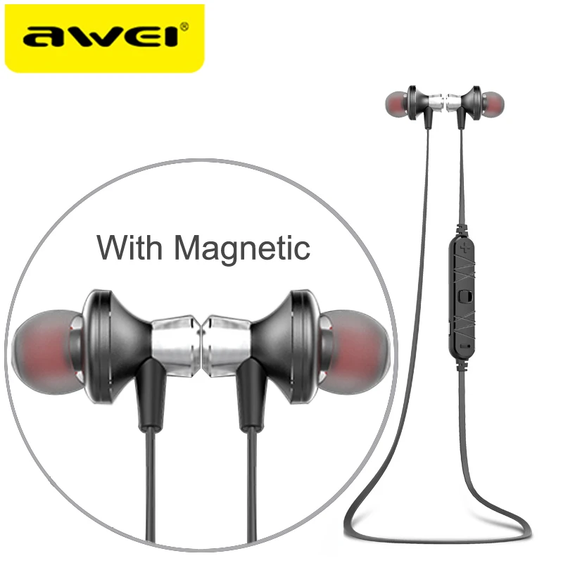 Awei a860bl металл bluetooth наушники wireless headset магнитного ecouteur audifonos auriculares fone де ouvido
