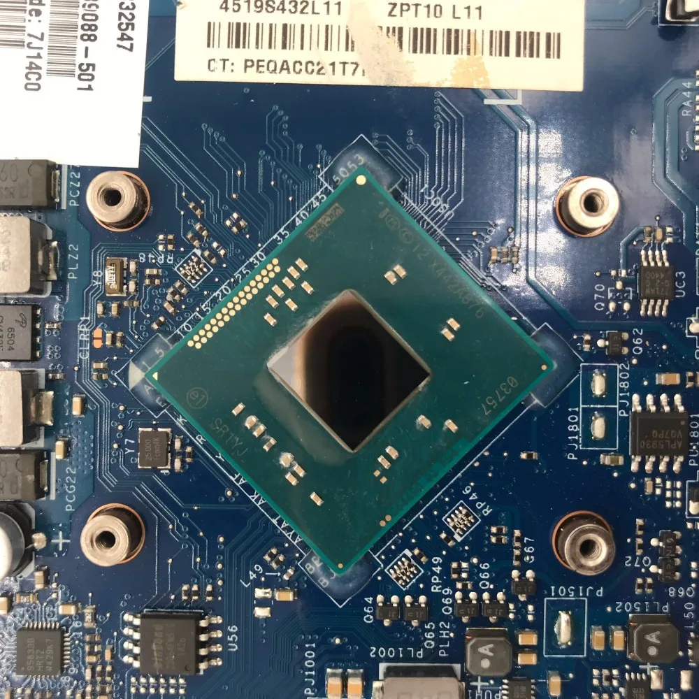Высококачественная материнская плата для ноутбука 11 N 11T X360 789088 501 ZPT10 LA B151P с