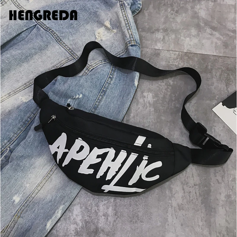 Women Waist Bag Letter Fanny Packs Travel Sling Chest Bag 2018 Hengreda Shoulder Bag Female Belt Handbag Fashion Ladies Bum Bag