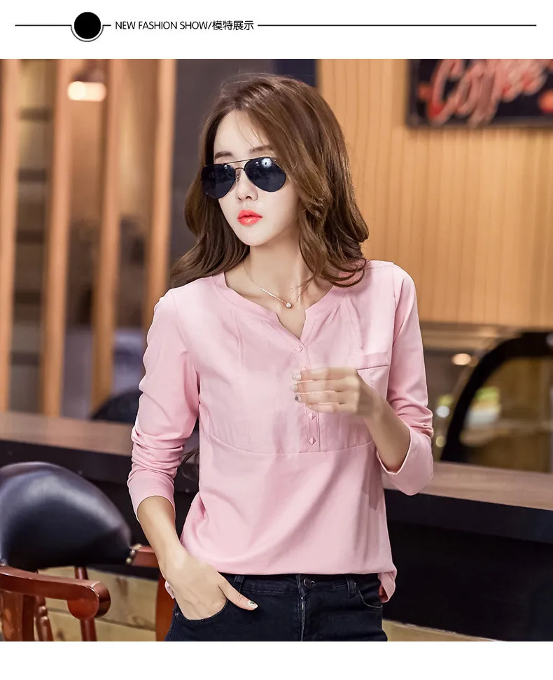 Shintimes сорочка Femme рубашка с длинным рукавом для женщин розовый Blusas Mujer De Moda 2018 s Топы и блузки плюс размеры Корейская одежда