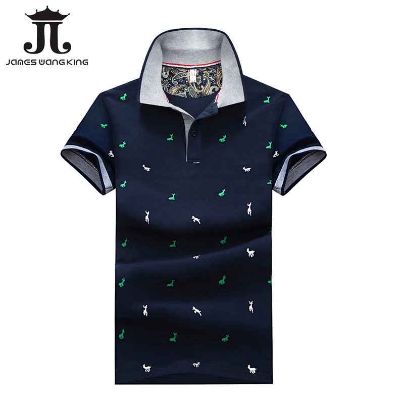 animal print polo