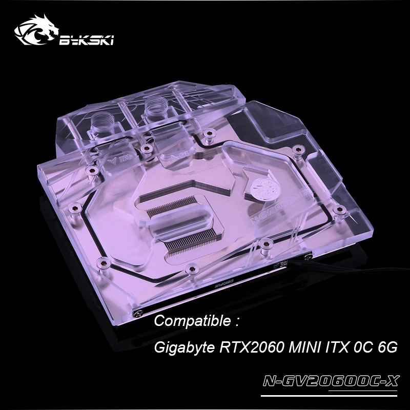 ^*Best Offers Bykski gpu cooler for Gigabyte RTX2060 MINI ITX 0C 6G Watercooling block Full Cover graphocs card gpu water block N-GV2060OC-X
