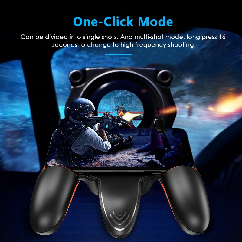 

PUBG L1R1 for iPhone X/XR/XS/8/7 samsung S/10/9/8 iOS Android Mobile Free Fire Trigger Controller Gamepad Cooler Fan Joystick