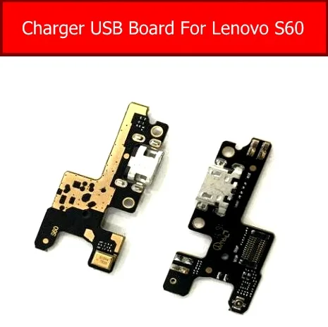 Микрофон и зарядная Плата Usb для lenovo S60 S60W Usb разъем зарядного устройства гибкий кабель, сменные детали