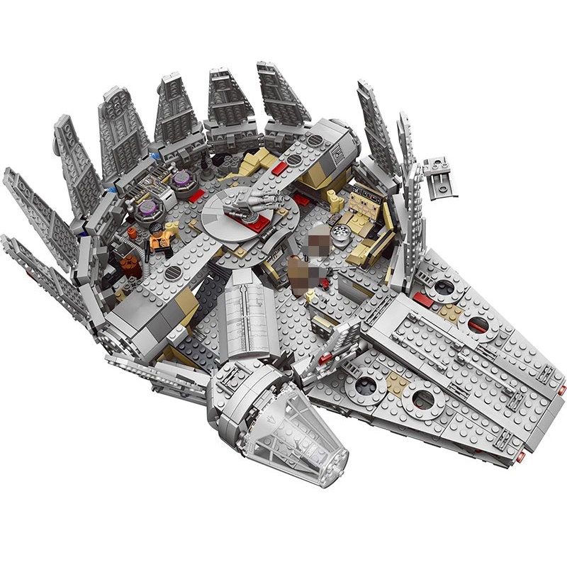 

Force Awakens Stars Set Wars Series Compatible LegoINGLY 79211 Millennium Falcon Figures Model Building Blocks Toys For Children