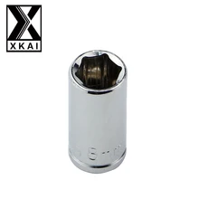 XKAI 1/4″ 8mm Socket Wrench head metric socket set socket end kit bolt hexagon allen head torque wrench sleeve head