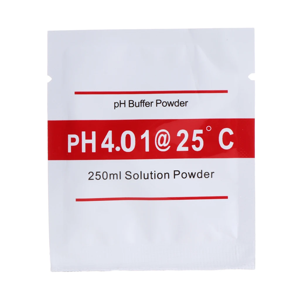 PH Buffer Powder 20 Pcs PH Buffer Solution Powder PH For Test Meter Measure Calibration 4.01 6.