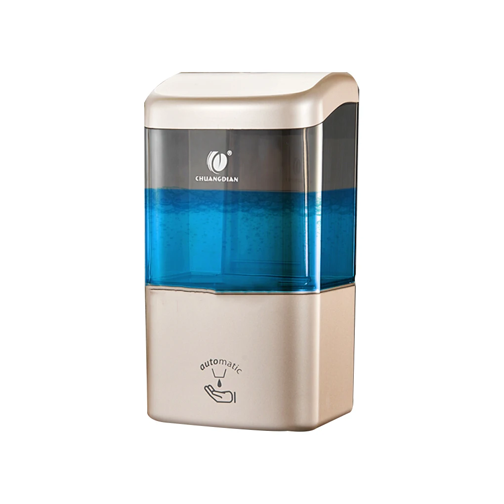 

600ml Wall Mount Pump Automatic Lotion Liquid Soap Container Dispenser Shampoo Box for Home Hotel Bathroom Shower Room