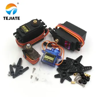 

Steering gear module SG90 MG90S MG995 MG996 Servo Metal Gear for Model Helicopter Boat DIY