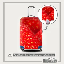 Защитный чехол для багажа для путешествий Dispalang 18-30 дюймов, эластичный стрейч-чемодан с принтом клубники и фруктов, чехол Maleta Viaje