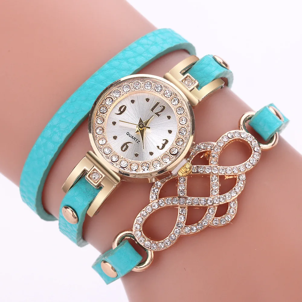 Горячие женские модные часы завод шаблон сплава стальной ремешок аналоговые кварцевые круглые часы платье Reloj de dama Wd3 море