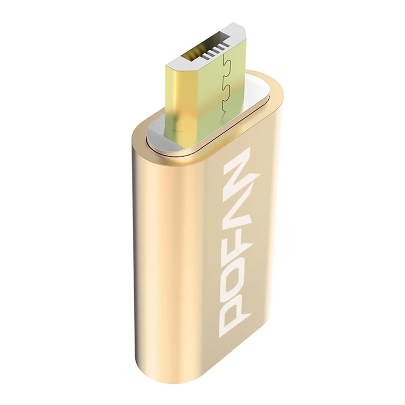 

POFAN P10 Micro USB Charging Cable Magnetic Adapter Charger for Android Phone Rose Gold Silver Gold