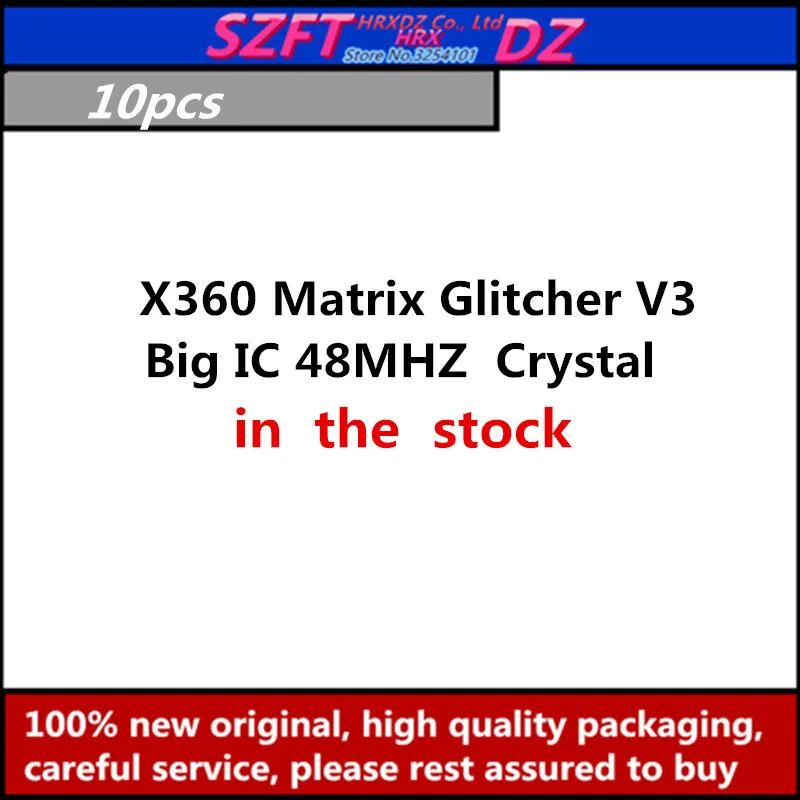 SZFTHRXDZ   10PCS   X360 Matrix Glitcher V3  Blue PCB Big IC 48MHZ  Crystal oscillator