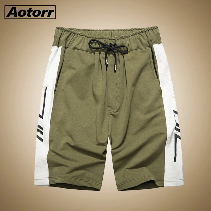 Летние мужские пляжные шорты хлопковые повседневные уличные шорты Homme Удобные Свободные шорты новые мужские спортивные джоггеры брюки короткие