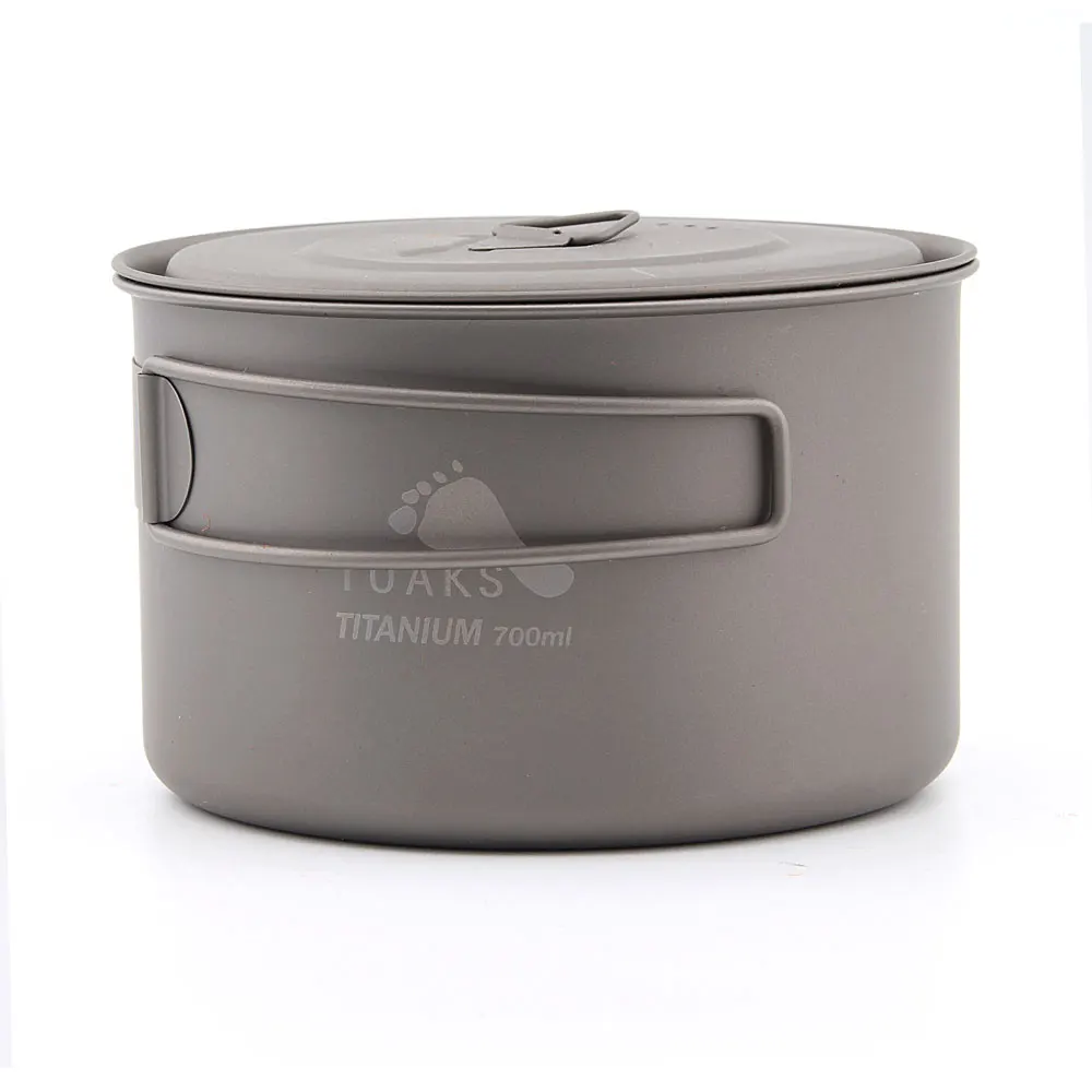TOAKS POT-700-D115-L Сверхлегкий для улицы кемпинга титановый горшок толщиной 0 3 мм