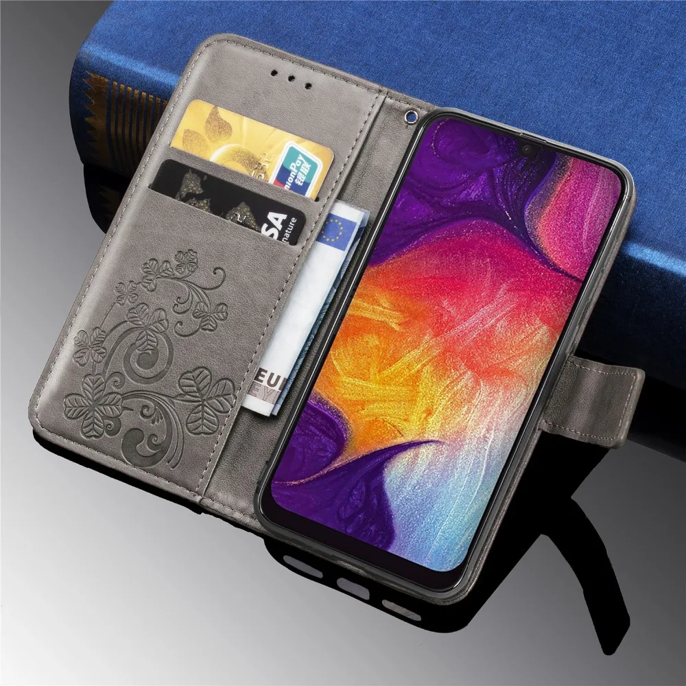 Кожаный чехол для samsung Galaxy A50, кожаный чехол-книжка для samsung Galaxy A50, A30, A20, A10, A70, силиконовый чехол из ТПУ