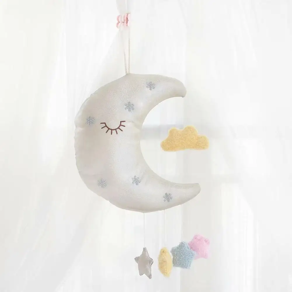 35 см Kawaii Cloud& Moon плюшевая подушка мягкая подушка милая улыбка облако плюшевые игрушки для детей Детские украшения комнаты - Цвет: white moon