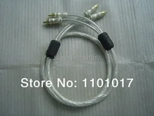 XIANGSHENG American silver plated double ring fever HIFI EXQUIS audio analogic signal RCA cable wire