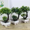 NEW Artificial Plants Bonsai Small Tree Pot Plants Fake Flowers Potted Ornaments For Home Decor Decoration Hotel Garden Decor ► Photo 3/6