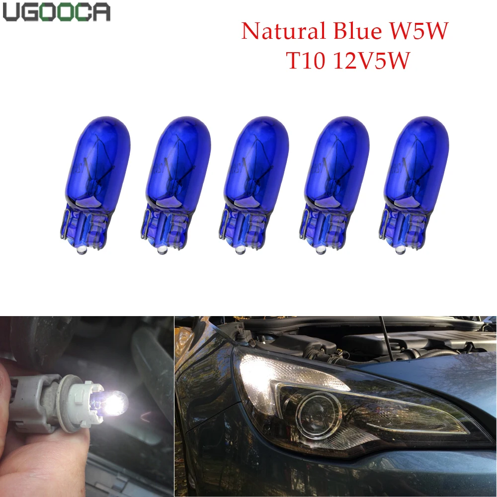 LED lampe Xenon T10 W5W BLEU-Voiture/tuning Car Dashboard LIGHT BULB BLUE 12V 